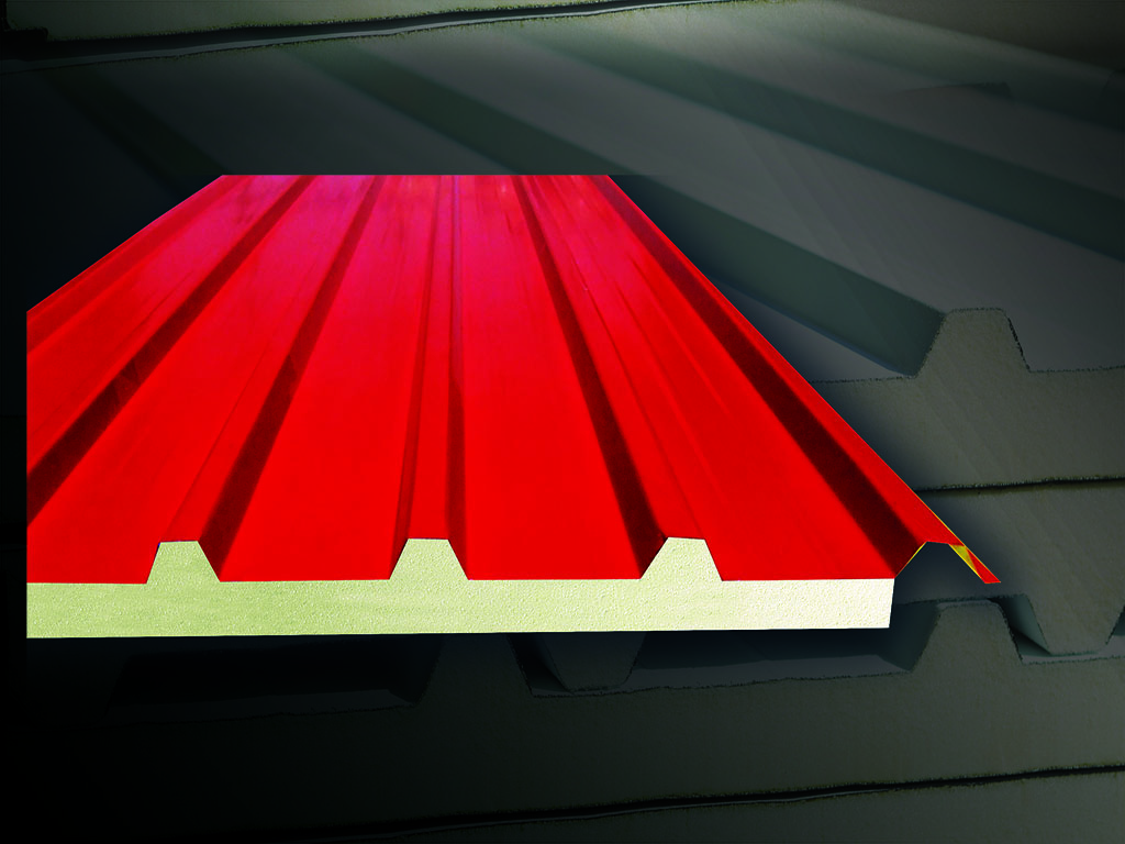 Single Skin Sandwich Roof Panels